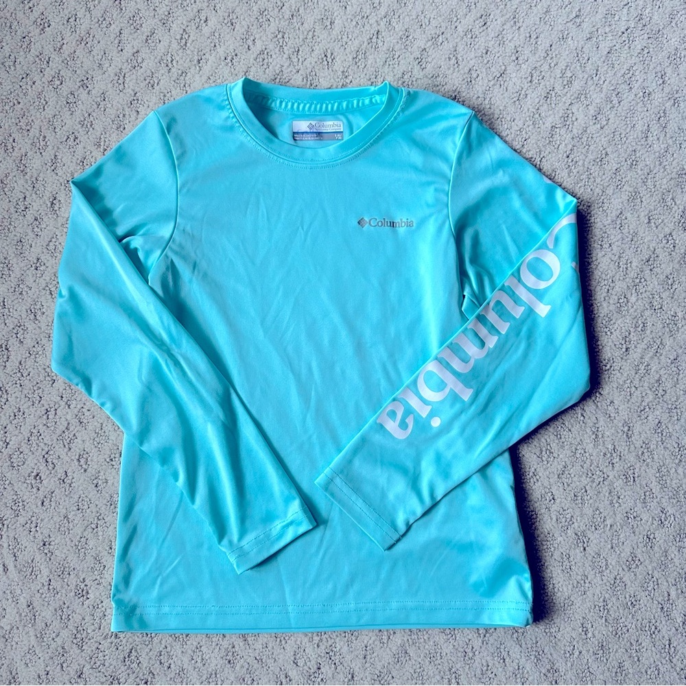 Boys Columbia Terminal Tackle Sun Swim Shirt Size Small (8)